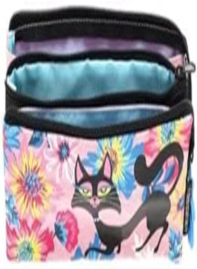 Pencil Case Sassy Cat Pink - POLYESTER PM24010B
